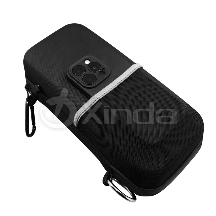Factory Hard Shell Golf Storage Organizer Shockproof EVA Golf Travel Case with Phone Pouch