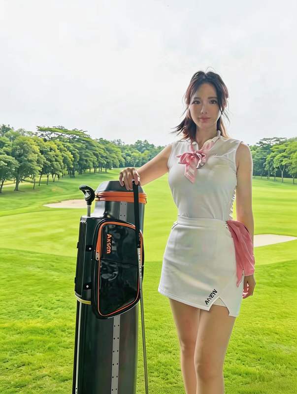 Durable Hard Side Golf Club Travel Case with 6 Dividers PC+ABS Rolling Golf Luggage Airline Approved Telescopic Golf Bag