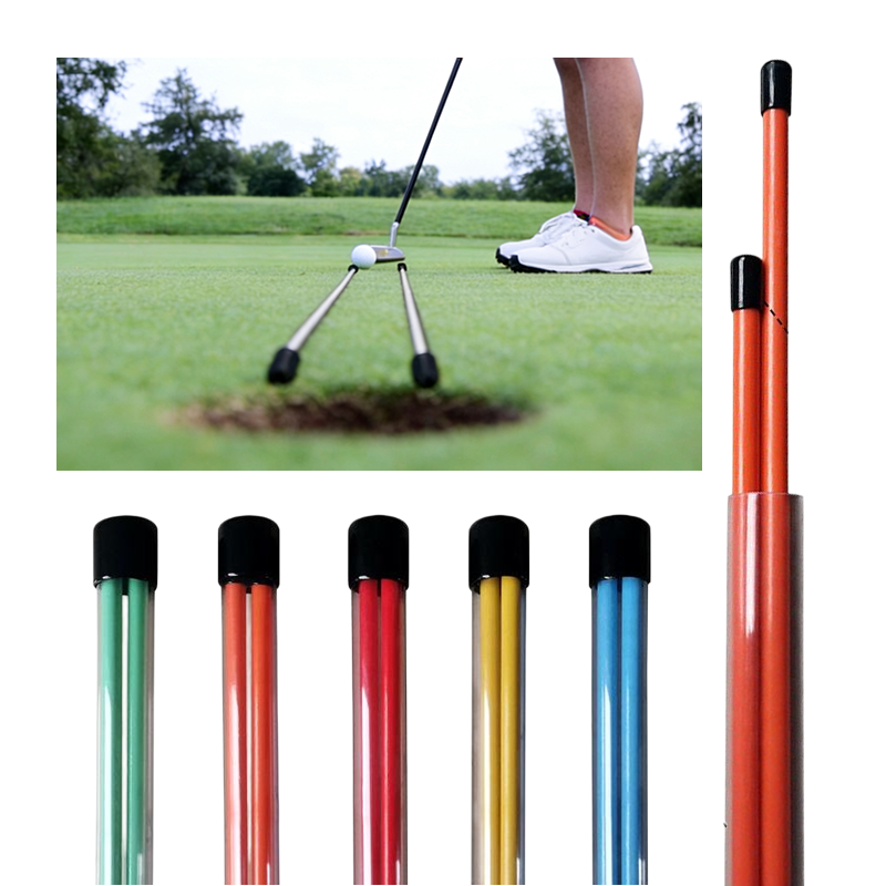 Adjustable Golf Training Aids Golf Alignment Sticks - High Precision Alignment Sticks for Putting Practice