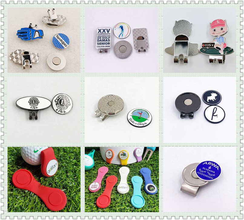 Magnetic Golf Hat Clip Ball Marker