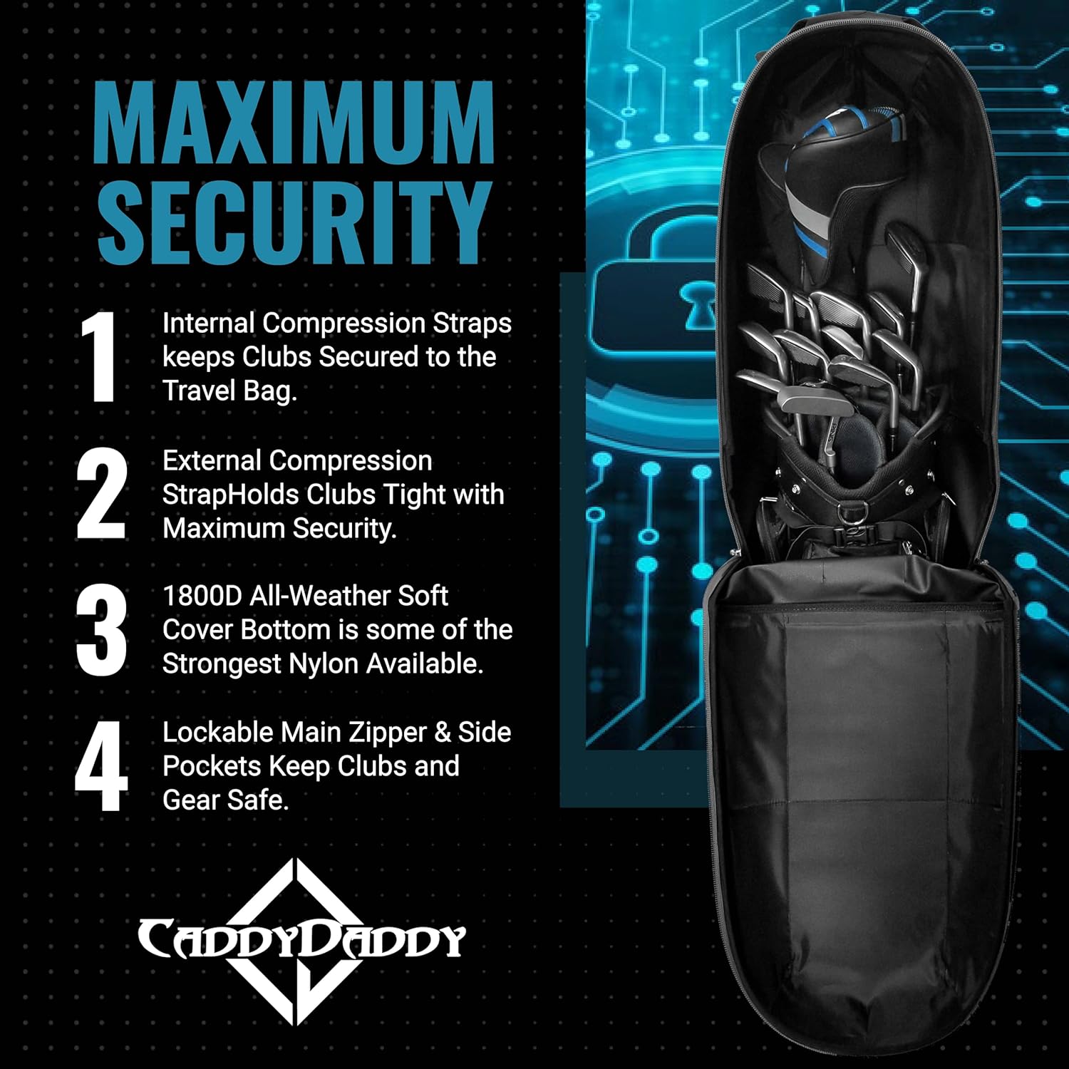 Golf Travel Bag Features