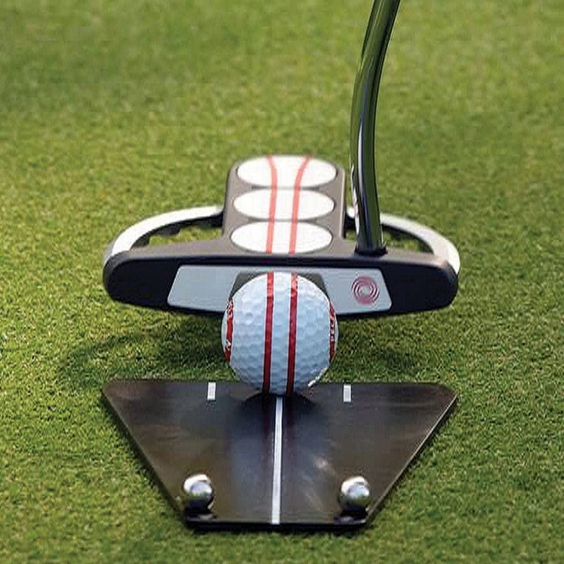 OEM LOGO Golf Putting Aid Training Tool Putter Face Alignment Starting Line Impact Stroke Perfect for Indoor Outdoor Practice