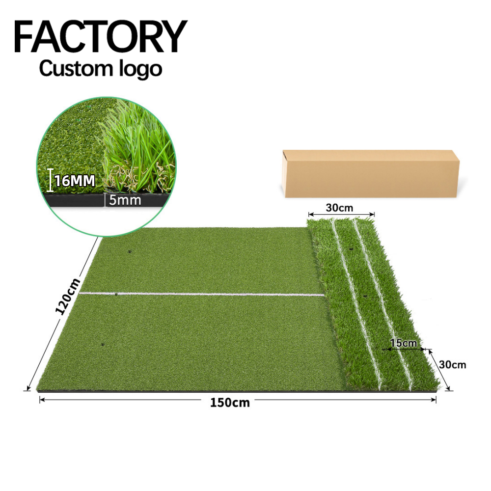 DJD050 Indoor Golf Simulator Swing Mat Driving Range Practice Golf Hitting Mat Training Aids