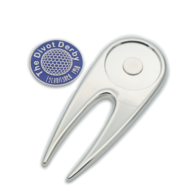 Metal Custom Golf Divot Repair Tool
