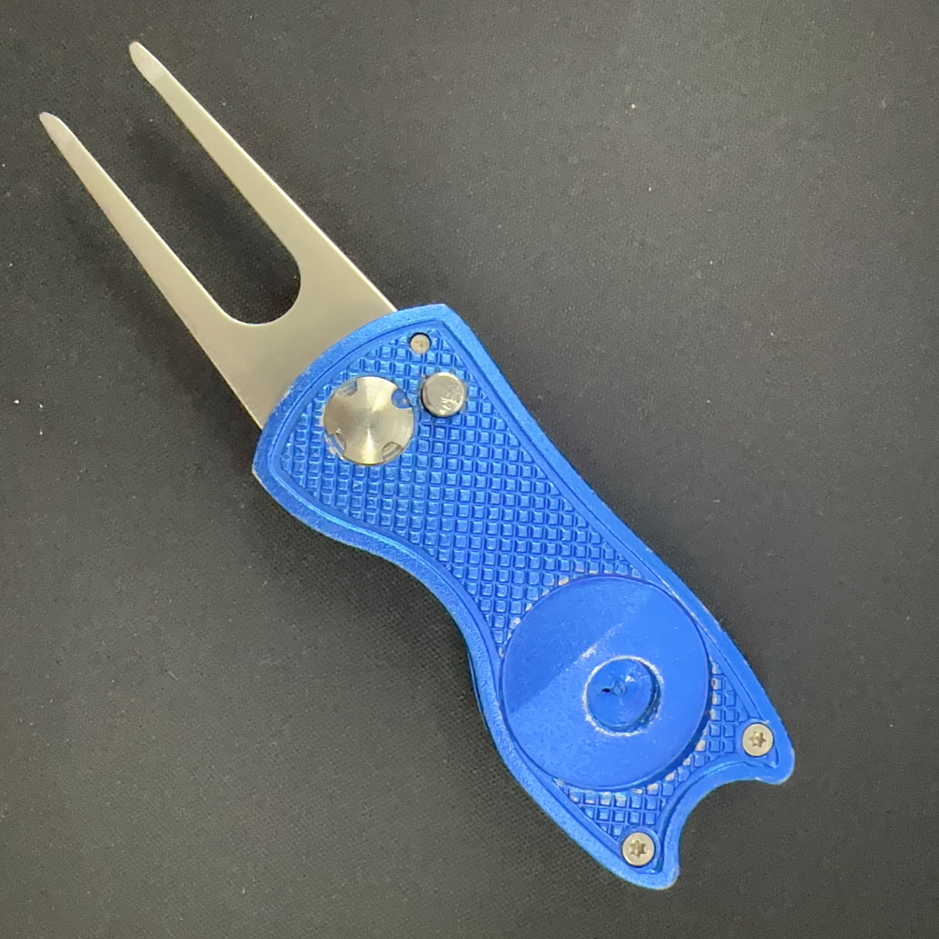 Premium Quality Elegant Golf Divot Mark Repair Tool Wear Resistant Metal Pitch Fork Daily Leisure Golf Sport Accessory Supplies