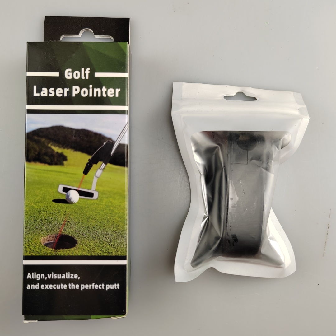 Putt with Precision Portable Red Laser Alignment Tool for Perfect Putting Practice Anywhere
