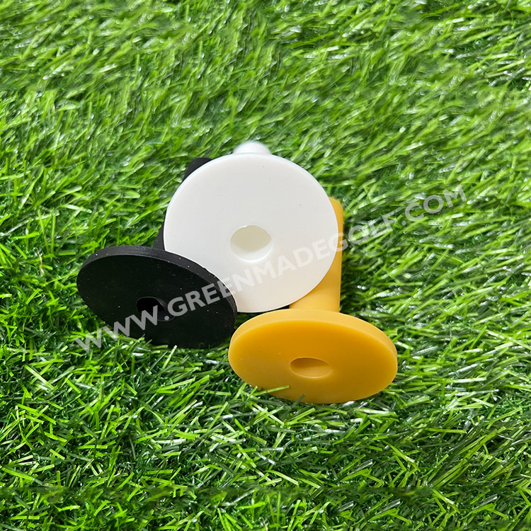 Gifts Custom Personalized Range Rubber Golf Tees Custom Black Rubber Tee Holder Adjustable Premium Driving Range Mat Golf Tee