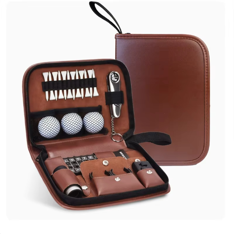 Custom Logo Gift Box Golf Tees Ball Markers Rubber Golf Gift Set Golf Accessories