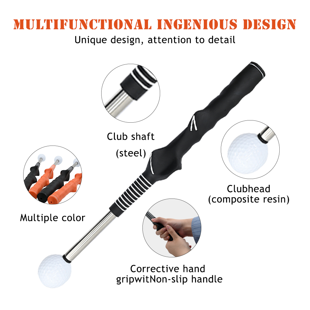 Golf Stretchable Training Golf Training Aids Swing Trainer Stick Telescopic Bars Ribbon Training Practice Golf Swing Trainer