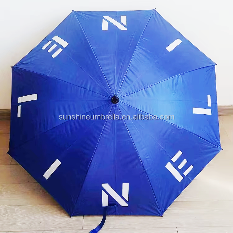 Supplier Factory Custom Logo 8K Semi-Automatic UV Protection Portable Windproof Golf Umbrella Cheap Logo Advertising