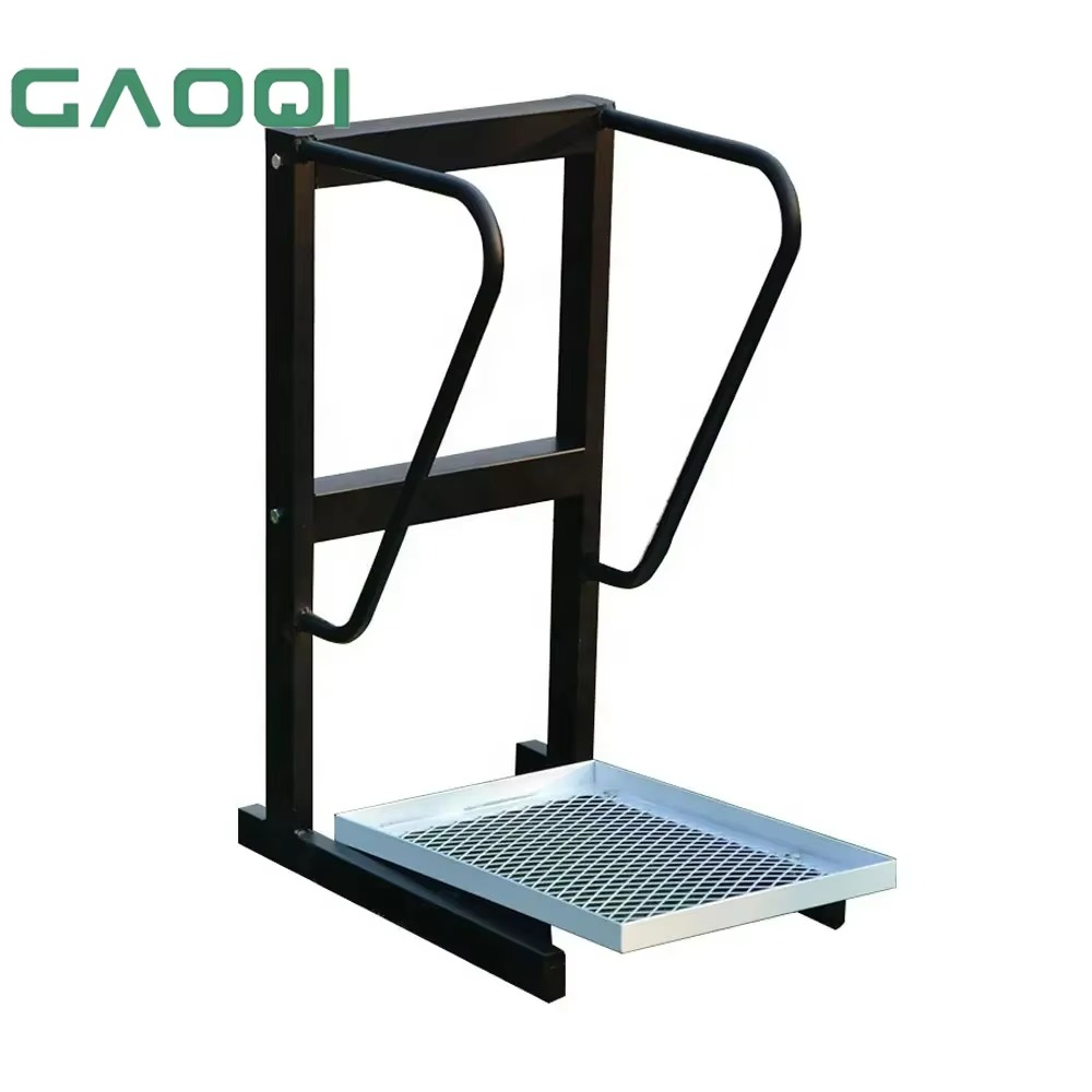 Compact Single Golf Bag Storage Rack Lightweight Stainless Steel Golf Bag Organizer Detachable Golf Bag Stand