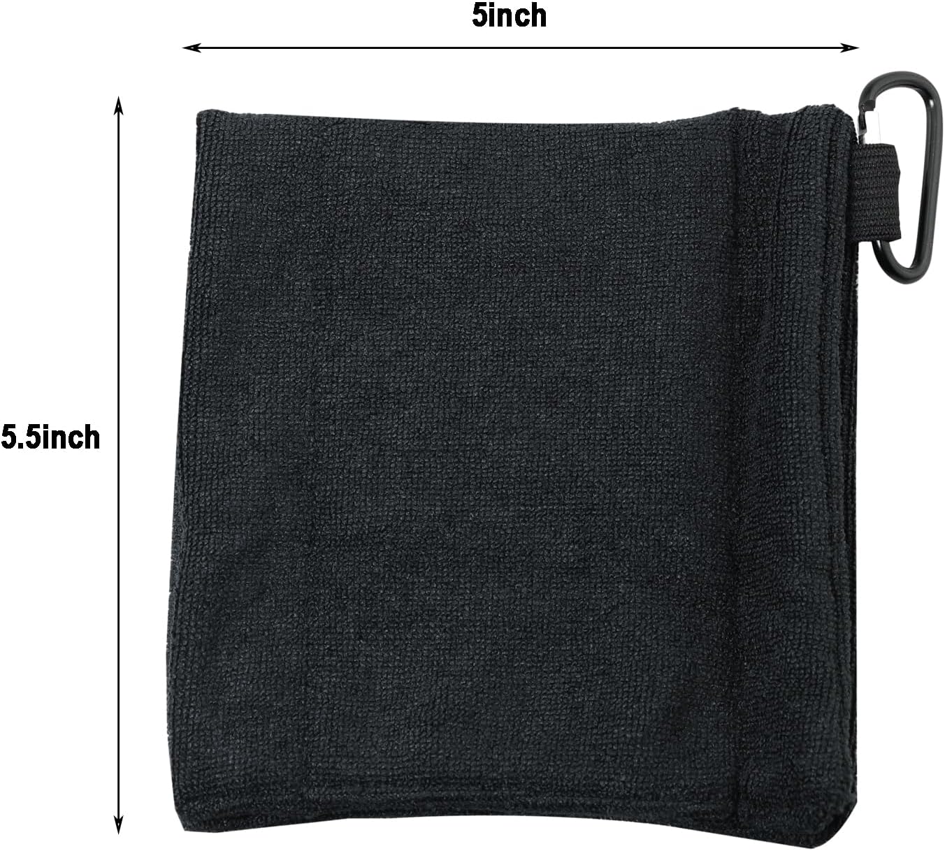 Portable Golf Cleaner Accessories Wet and Dry Golf Towel Pocket Towel embroidery custom logo microfiber golf towel with Clip