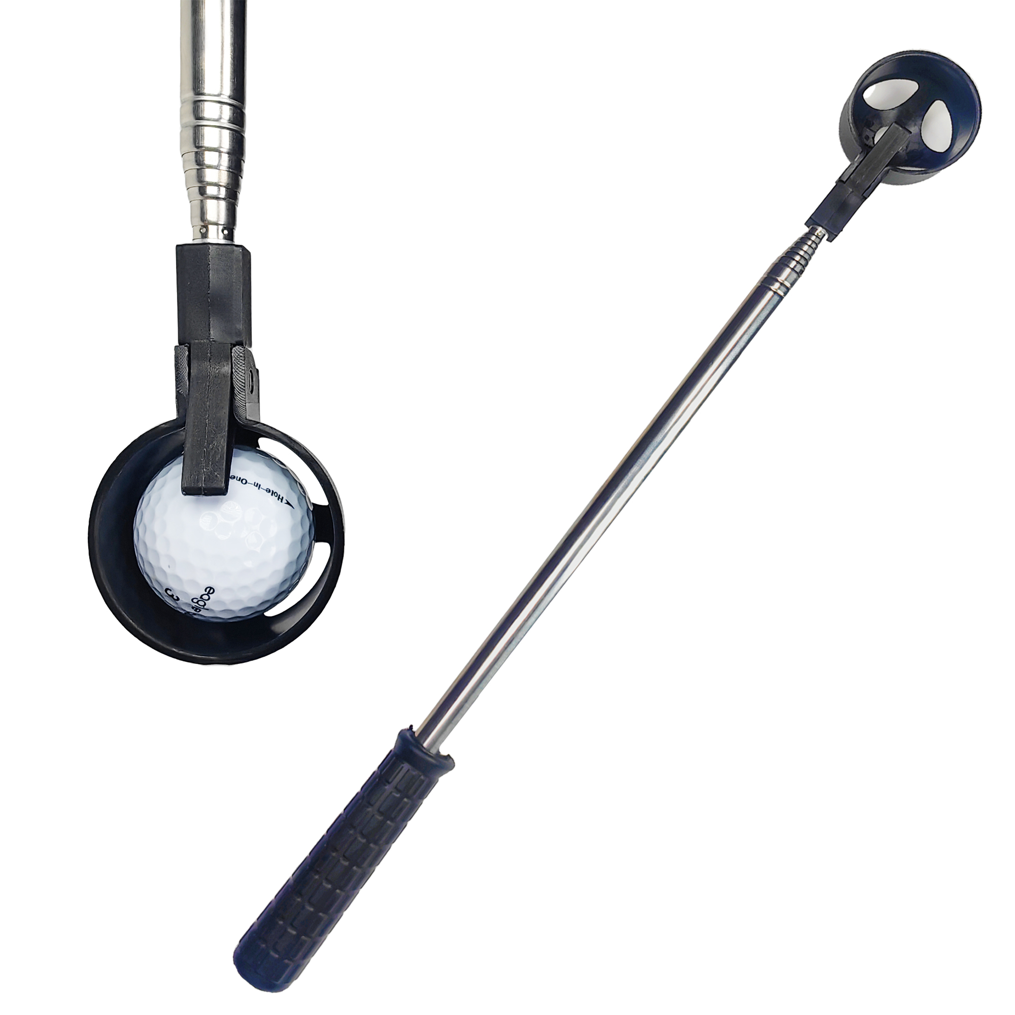 Source Manufacturer Custom 1.8/2.7/3.6/4.9m Golf Ball Pickup Retrievers Stainless Steel Telescopic Pole Golf Ball Picker