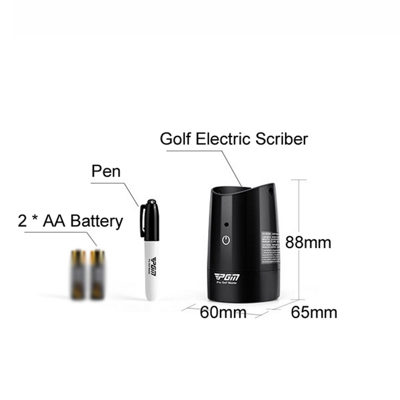 PGM Golf Electric Scriber Ball Alignment Line Marking Tool Gravitys Distribution Line Finder with 1 Pen for Golf Equipment
