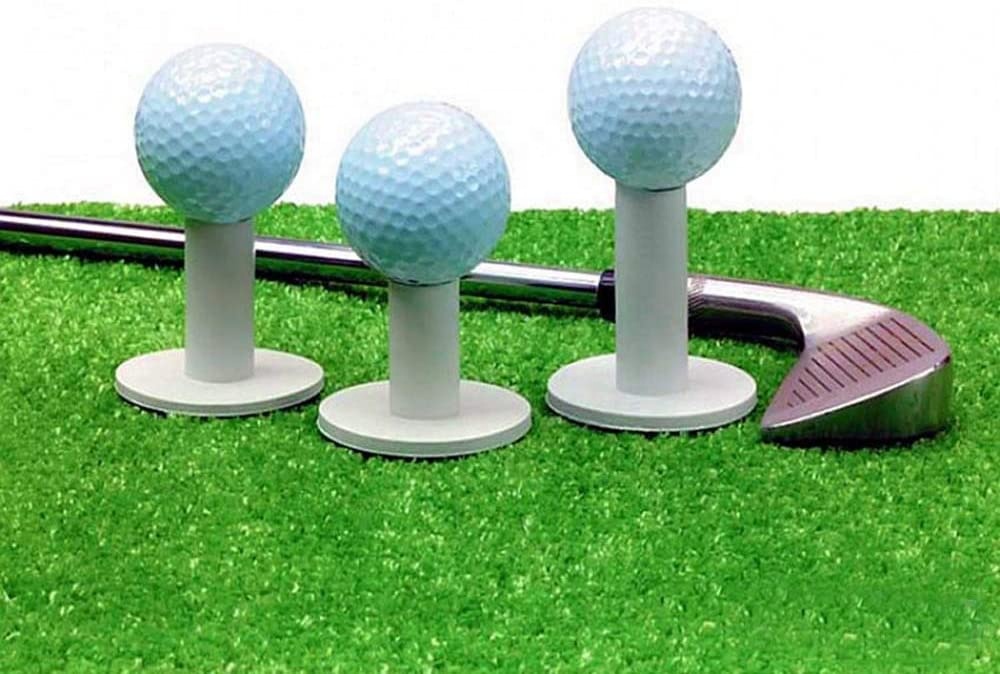 Wholesale Amrta Durable Unbreakable Golf Rubber Tees (White/Black) Multi Sizes for Artificial Turf Golf Mats