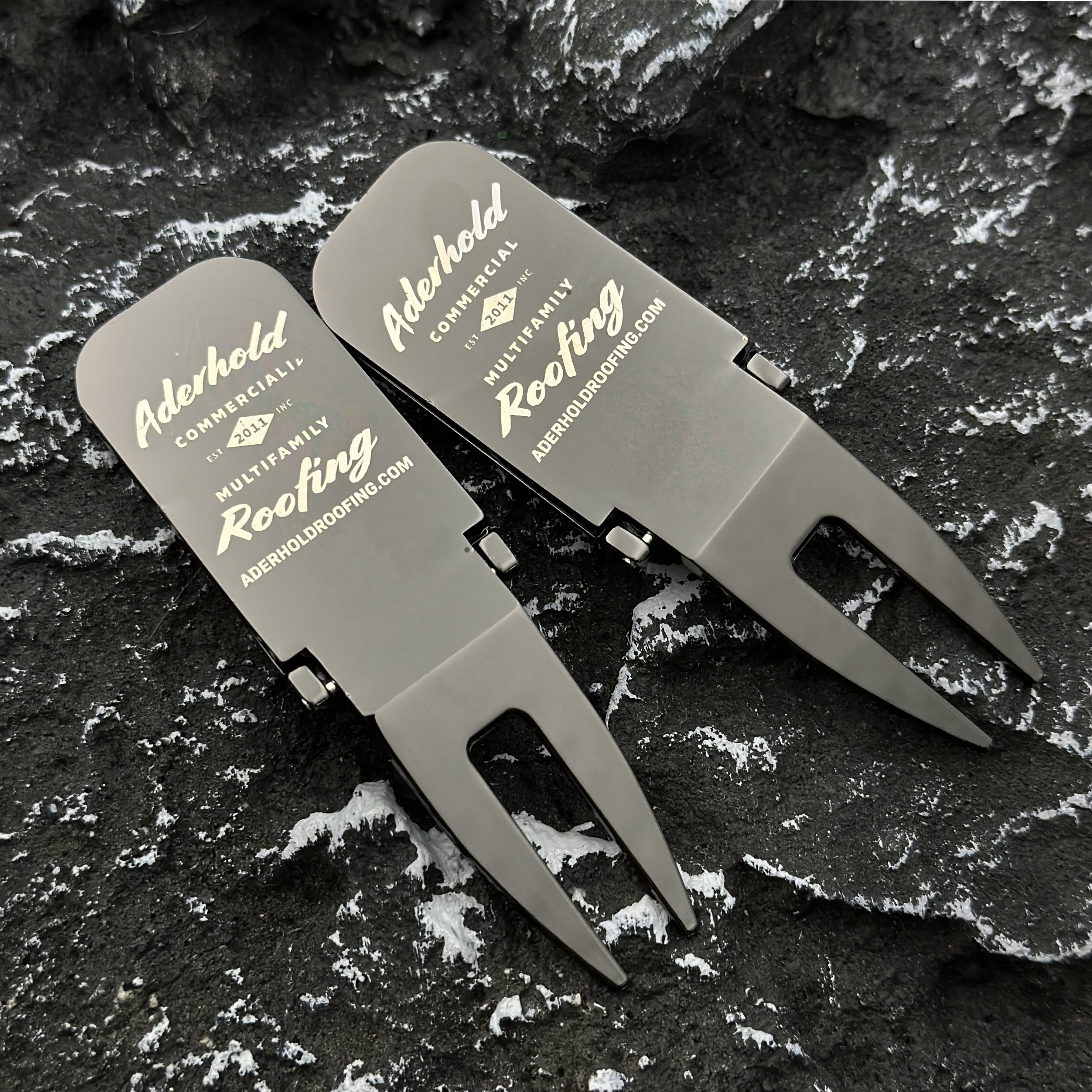 Customized Luxury Golf Club Gift Set Sport Divot Repair Tool Cigar Holder Made Zinc Alloy Metal Stainless Steel Iron