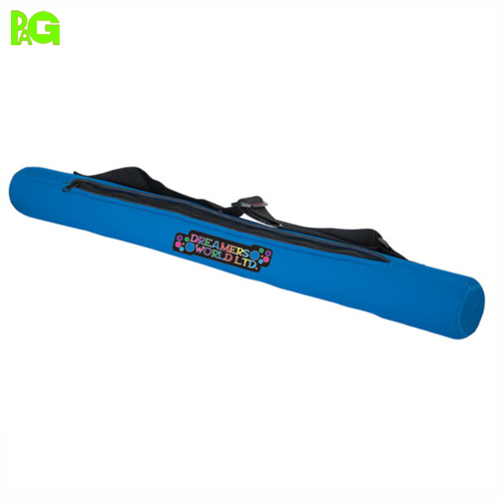 RYO Waterproof Insulated Neoprene Sling Shoulder Travel Golf Bag Beer Bag Shop Beer Bottle Holder 6-Piece Canned Tube Cooler Bag