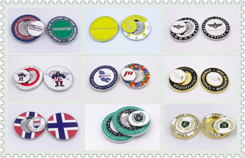 Magnetic Golf Poker Chip Ball Marker