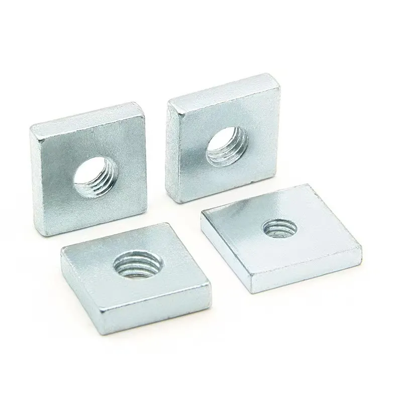 Durable Square Nut Accessories with Galvanized Square Screw Cap Support