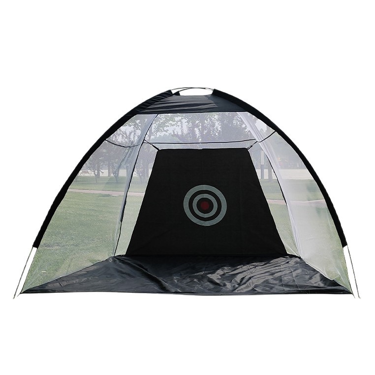 Golf Practice Net Indoor/Outdoor Portable Folding Hitting Cage Equipment Polyester Chipping Trainer