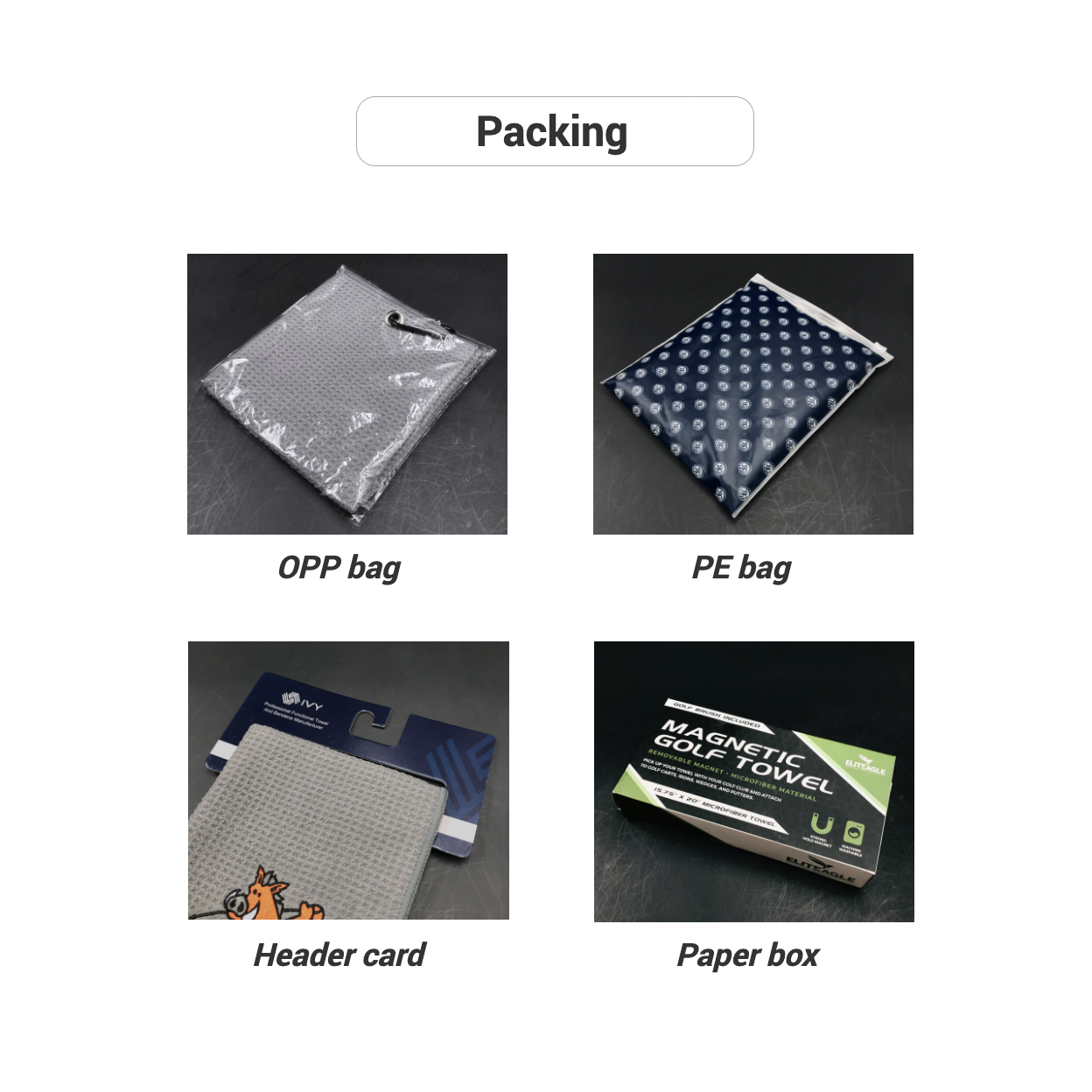 Personalized Embroidered Waffle Towel Gym Sport Golf Balls Cleaning Cloth Towel Microfiber Golf Towel Custom logo with Hook