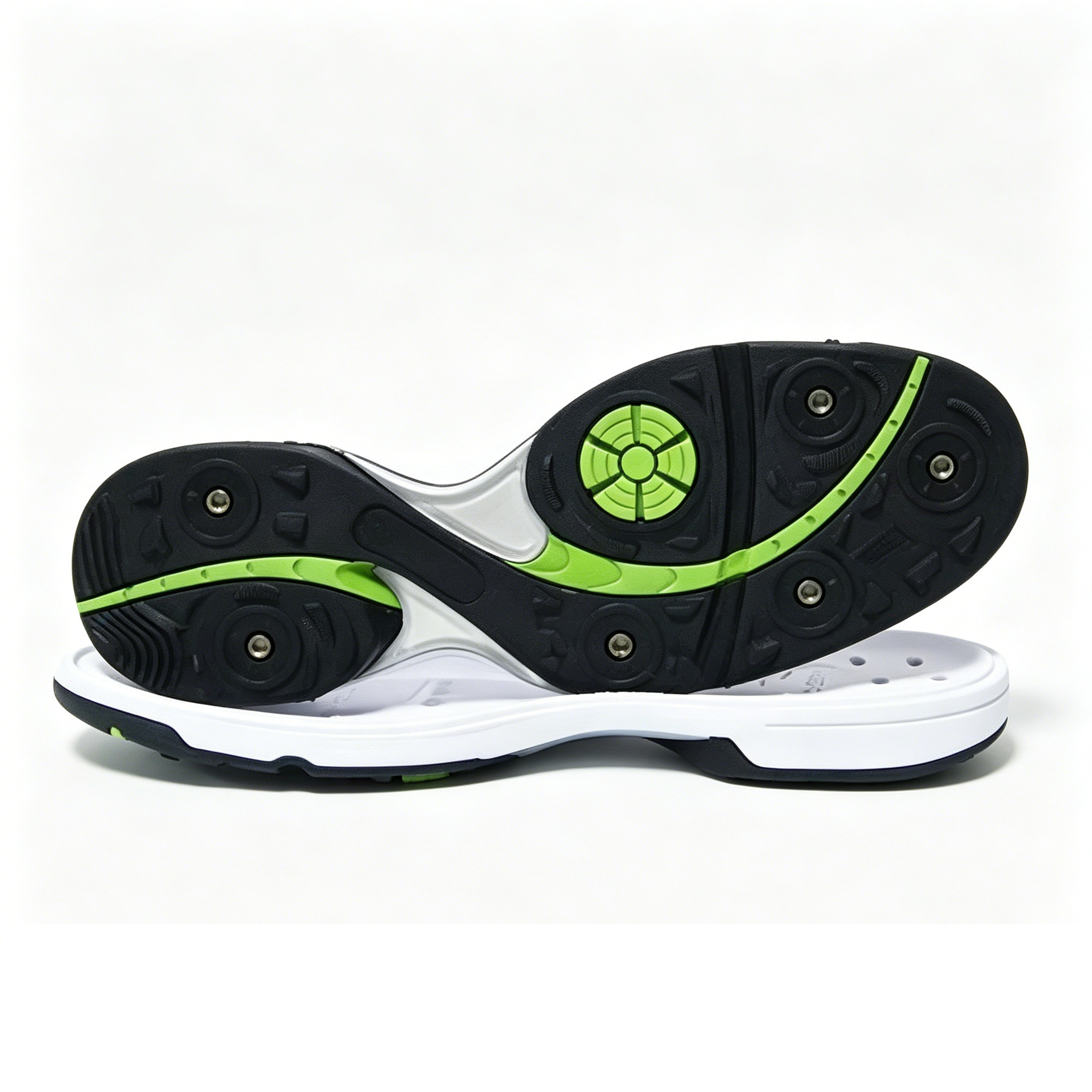 Wholesale Removable Rotating Spike Golf Shoe Outsole High Traction Anti Slip Golf Sole custom sole