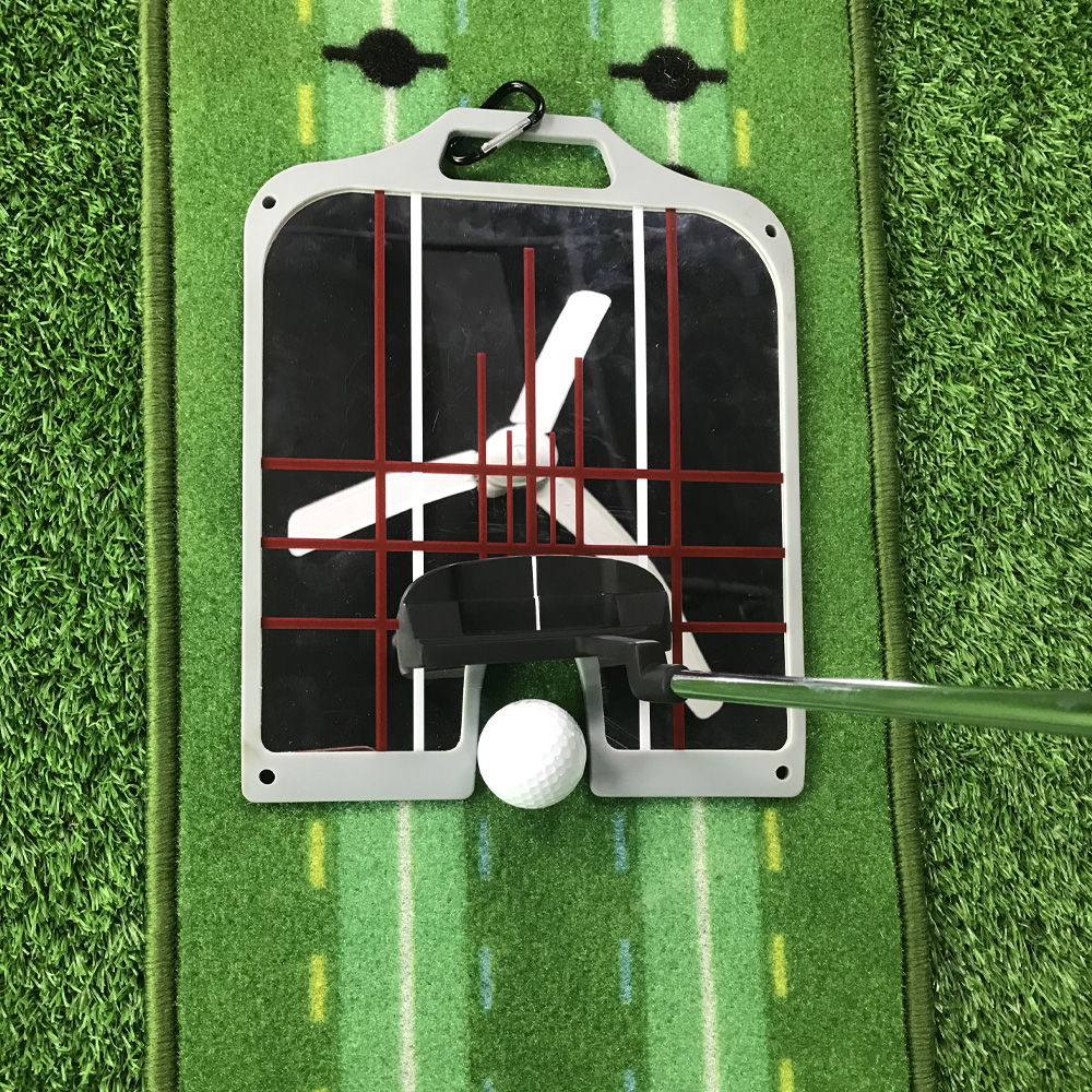 Hot Sale Mini Golf Putting Mirror Anti-Slip Practice Alignment Aid for Putting Green