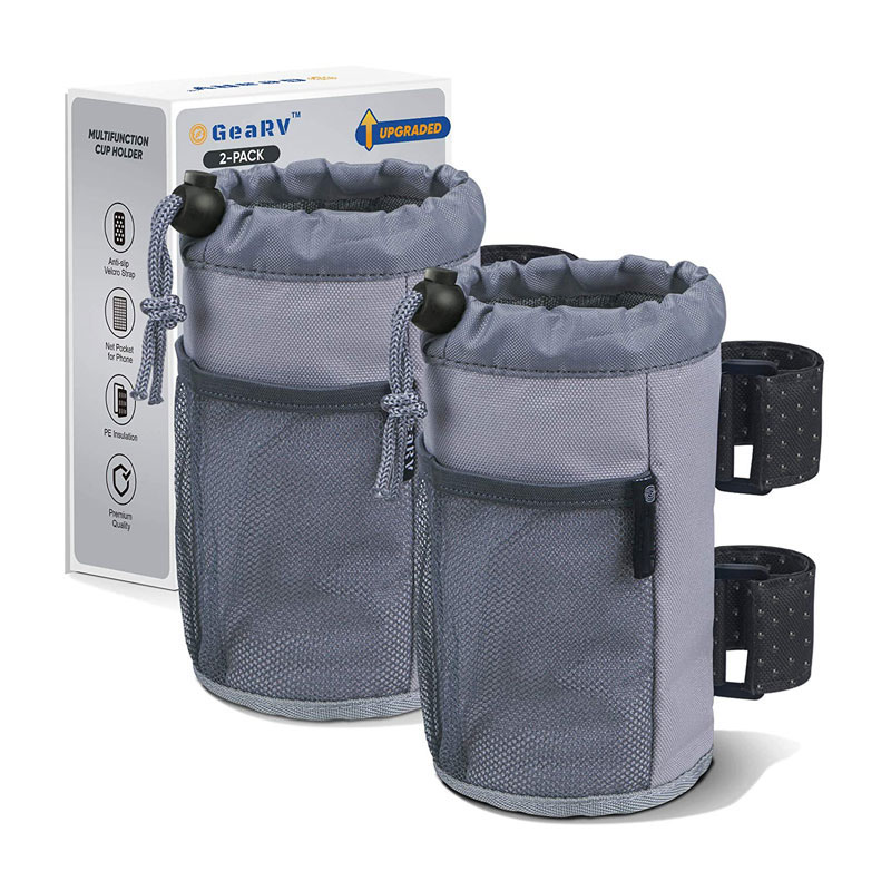 Top Quality Insulated Bike Cup Holder for Mountain Bike Motorcycle Adjustable Durable Baby Bottle Bag Golf Cart Bag