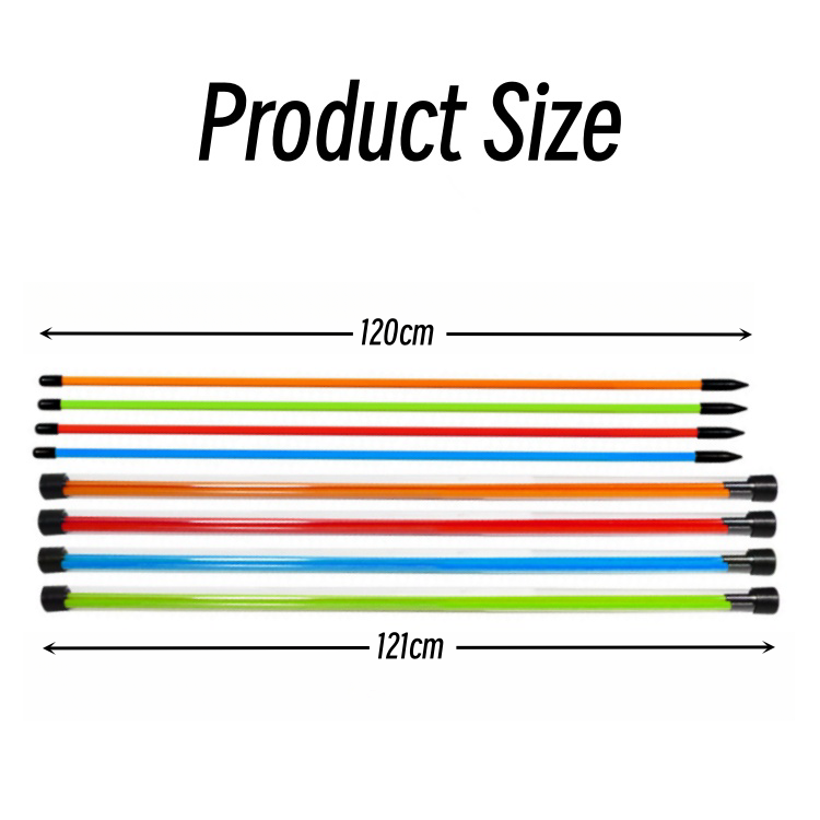 Hot Sale Premium Putting Swing Training Aids Golf Alignment Sticks Rods for Trainers Golfers Multifunctional Golf Tool