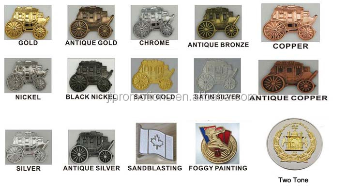 Plating Color Options