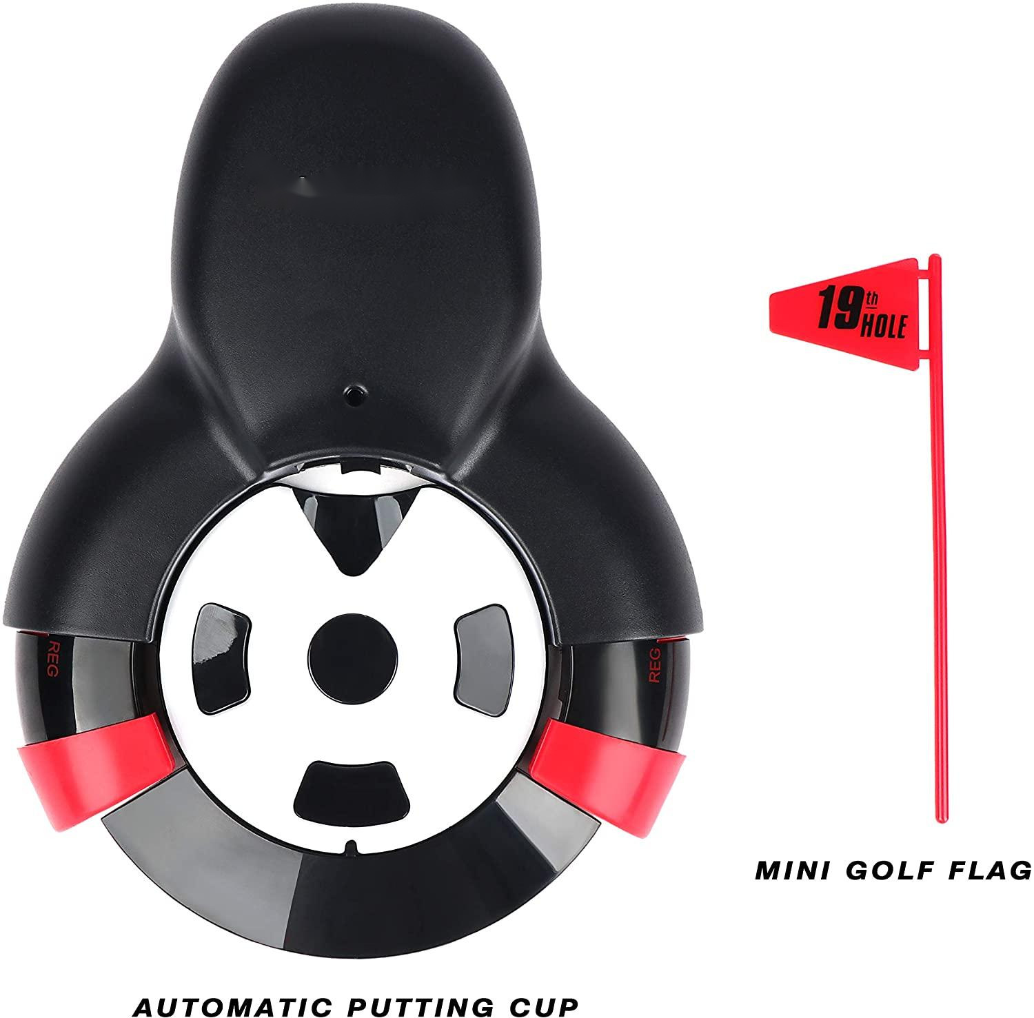 Automatic Golf Putting Cup with Ball Returning Feature Indoor Use Swing Trainer Practice Hole Training Aids