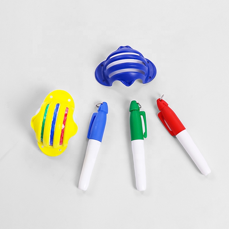 High Quality Golf Ball Line Marking Drawing Stencils Marker Alignment Tool and Marker Pens Multicolor Triple Line Golf Ball Lin
