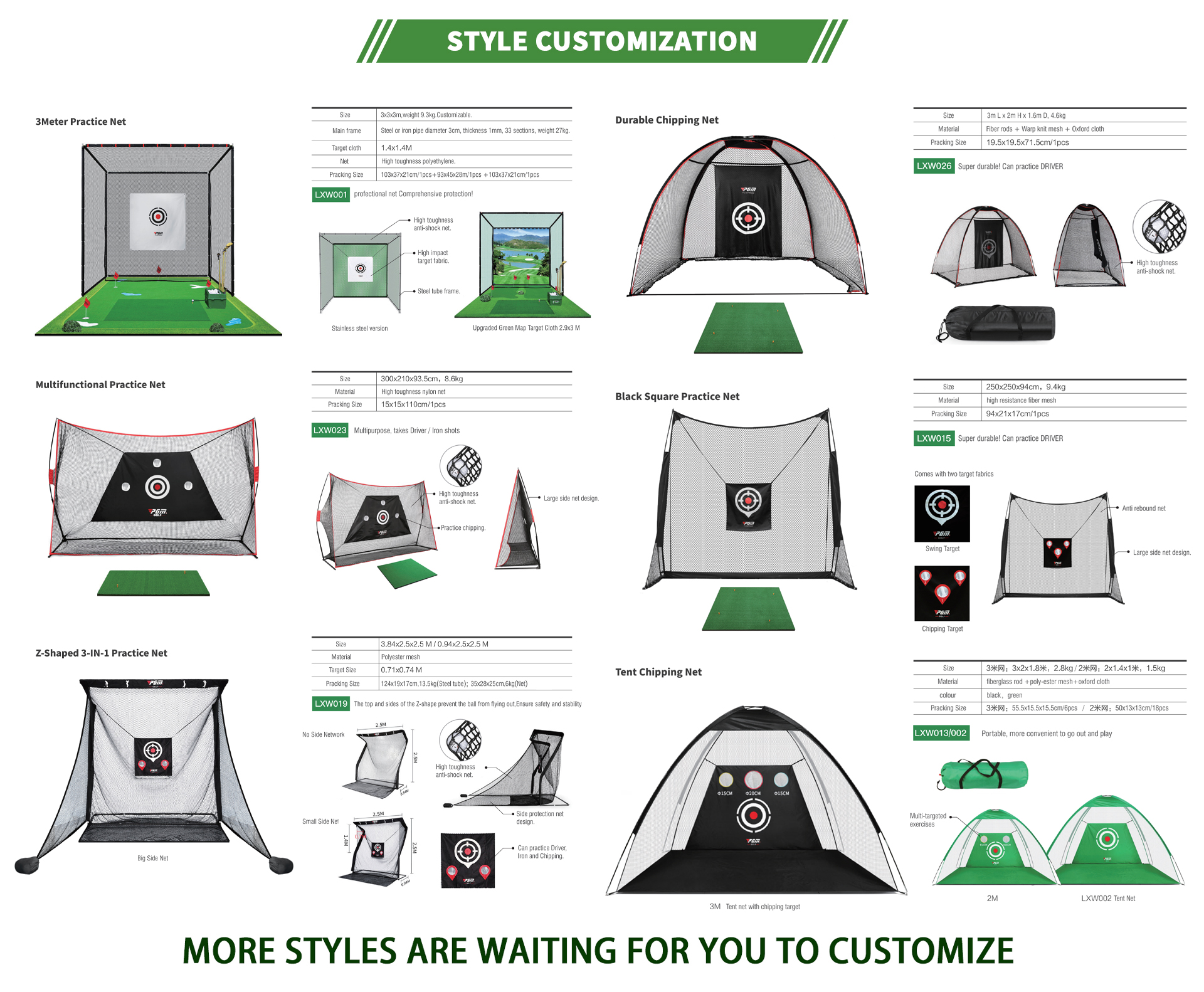 Golf Nets Collection