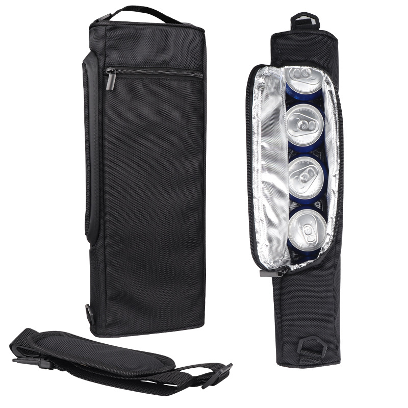 Golf Can Cooler Bag Beer Sleeve for Golf Bag Holds 6 Cans of Beer or Two Bottles of Wine Golf Accessories for Men and Women
