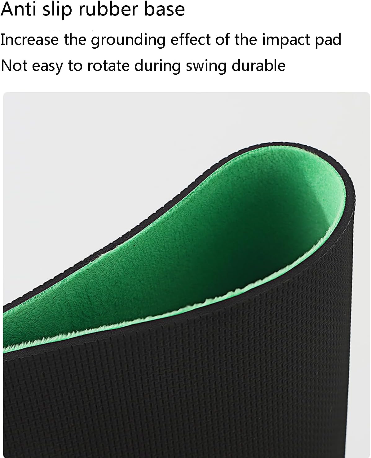 Premium Rubber Golf Swing Training Mat Swing Detection Pro Path Feedback Ball Impact Analysis for Indoor/Outdoor Use 24x49cm