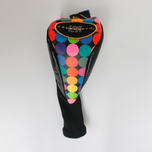 Premium Black Nylon Golf Wood Club Head Cover for Maximum Protection