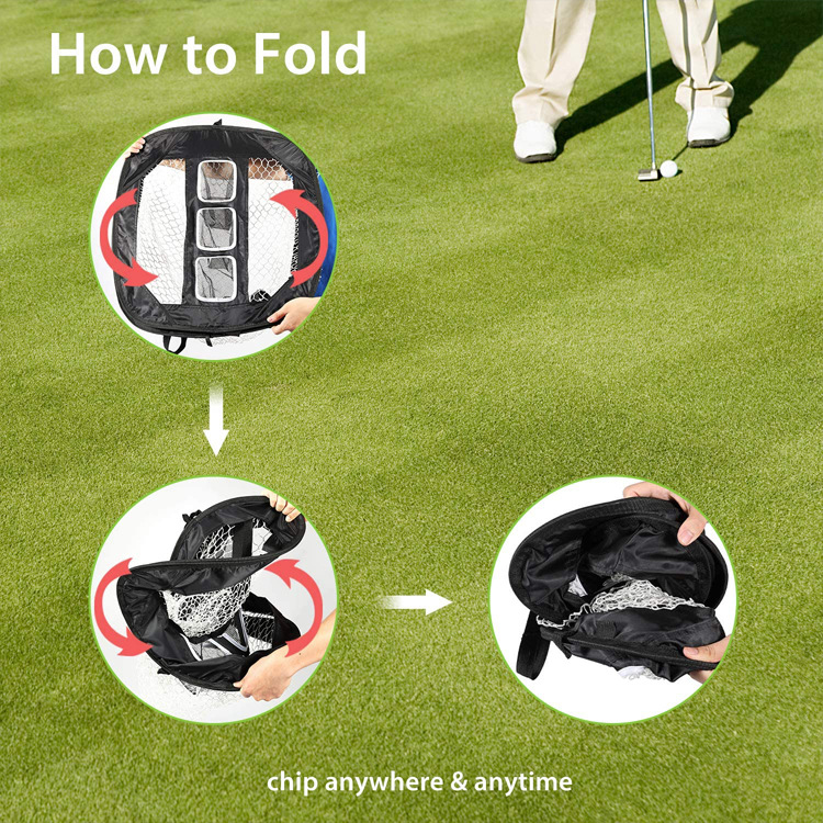 High Quality Detachable &amp; Foldable Chinese-Made Outdoor Golf Training Net for Hitting Practice
