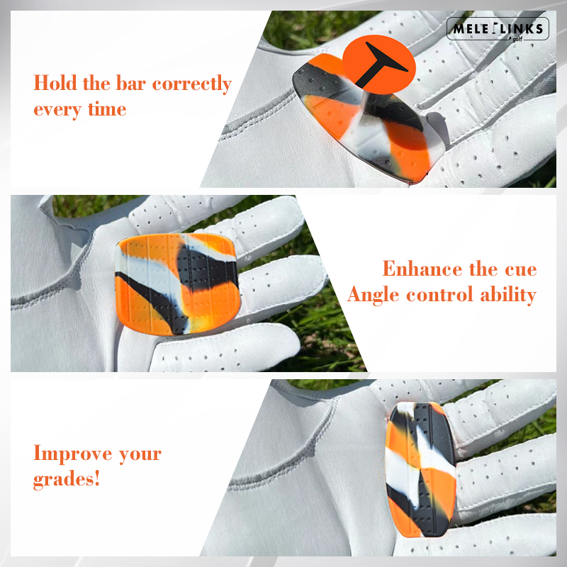 Grip Pad Golf Grip Friction Stickers Tape Anti Slip Silicone Training Aid Easy to Use Golf Grip Trainer for Golf Gloves