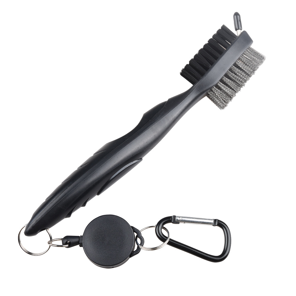 Hot-selling Manual Golf Cleaning Kit Towel 40*60CM + Club Double-sided Cleaning Brush Microfiber Fabrics for Personal Use