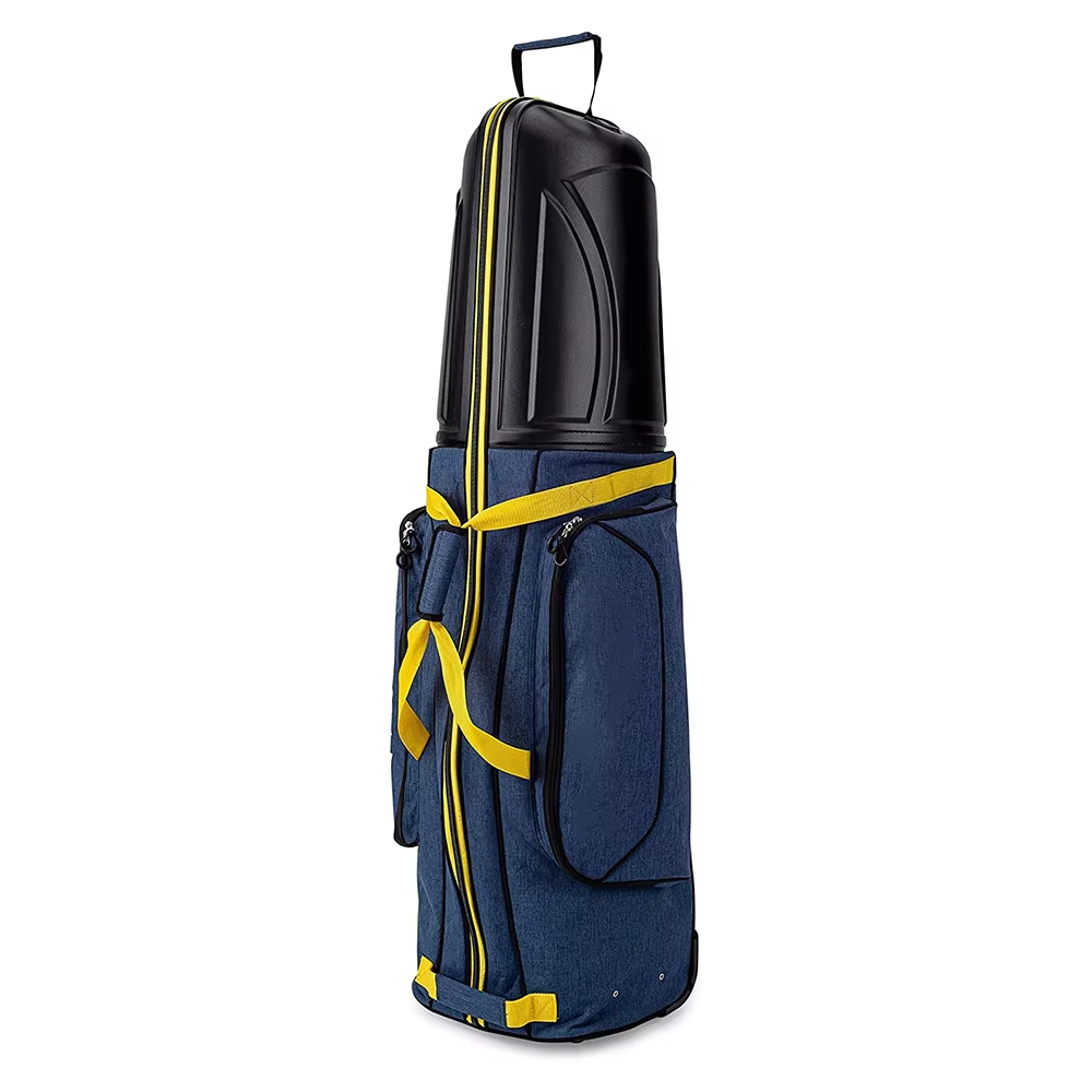 Wheeled Golf Travel Bag case &amp; ABS Hard Case Top Protect Your Clubs Waterproof 1680D Golf Travel Bags for Airlines