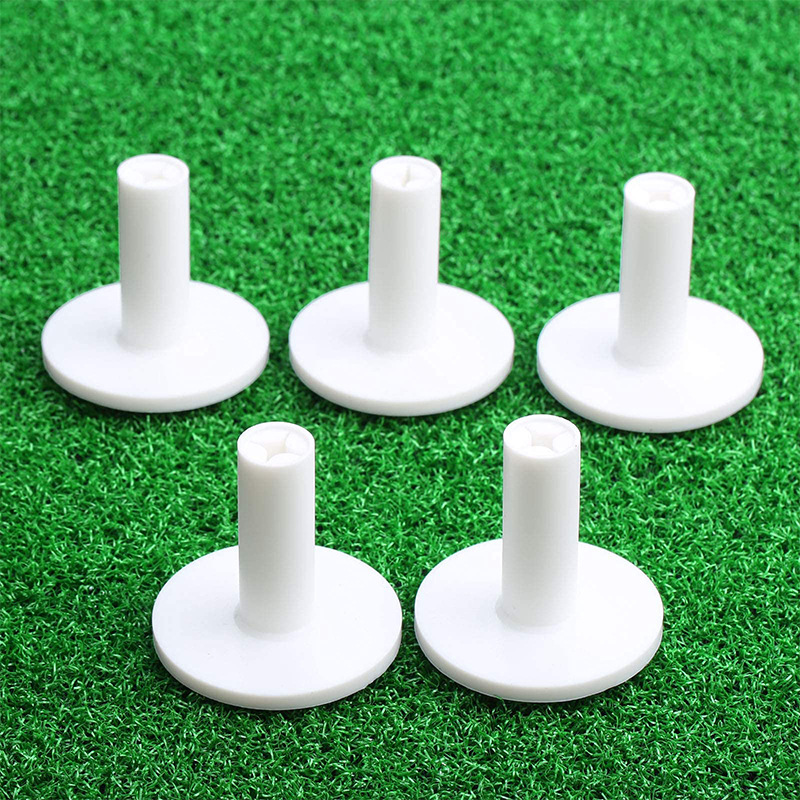 Durable Multi Size Soft Bulk Golf Rubber Tees with Customized Color &amp; Logo for Golf Mat Use