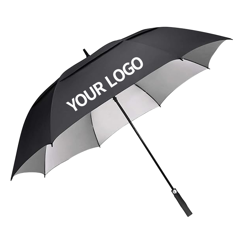 Hot Sale 135cm Large Uv Umbrella protection Windproof Waterproof Double Layer Automatic Open Business Golf Umbrella for Sun Rain