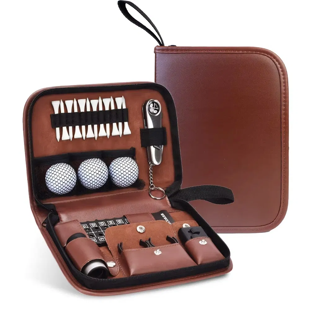 Custom Logo Gift Box Golf Tees Ball Markers Rubber Golf Gift Set Golf Accessories