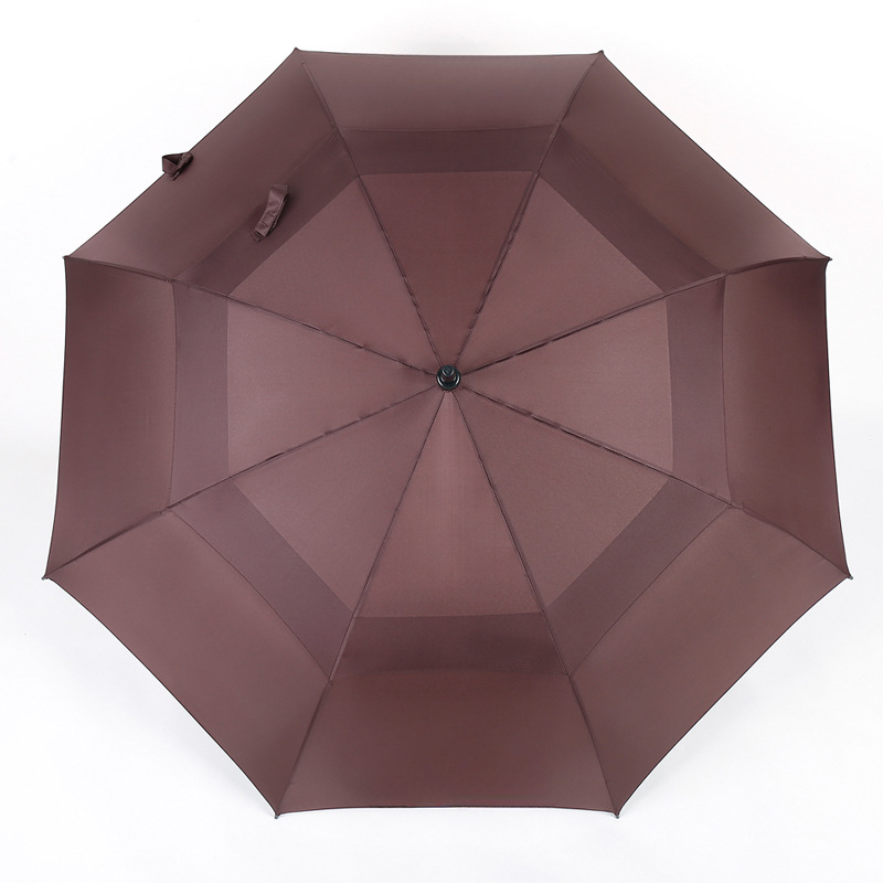 Extra Large Windproof Golf Umbrella - Automatic Open Double Canopy Vented Oversized Design for Maximum Rain and Wind Protection