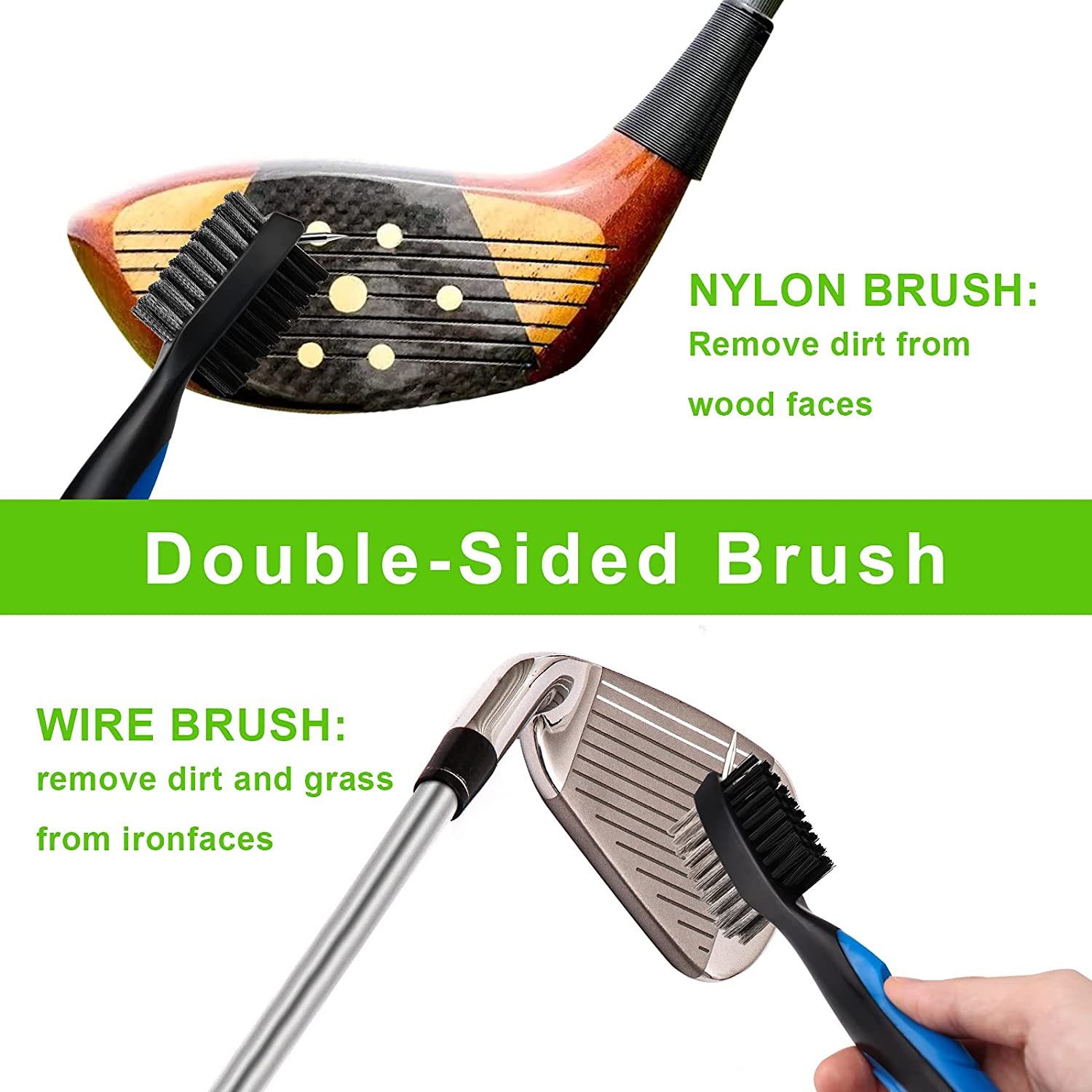 Factory Direct Golf Towel Set Microfiber Waffle Golf Towel Brush Tool Set Cleaning Accessories Golf Towel