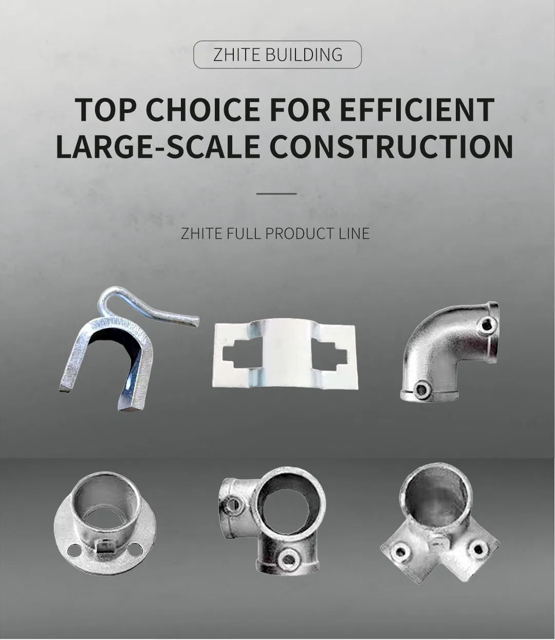 Hot-DIP Galvanized Metal Construction Building Accessories for Scaffolding Connector and Construction Support