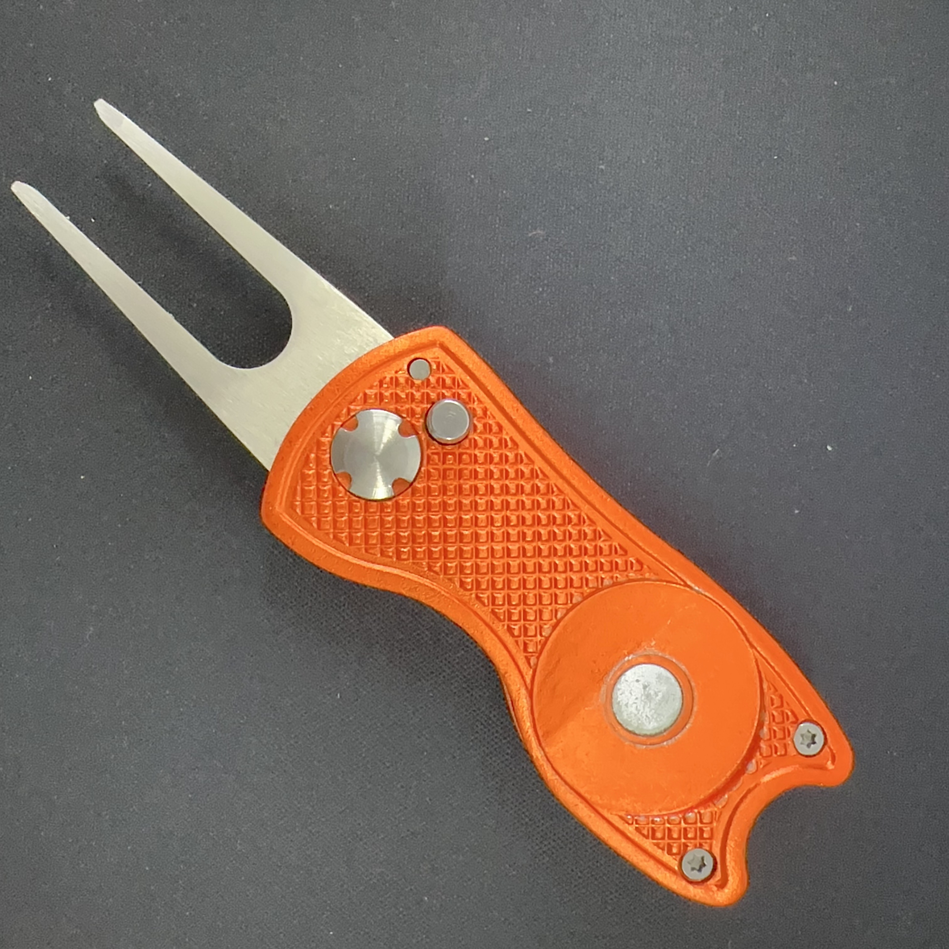 Premium Quality Elegant Golf Divot Mark Repair Tool Wear Resistant Metal Pitch Fork Daily Leisure Golf Sport Accessory Supplies