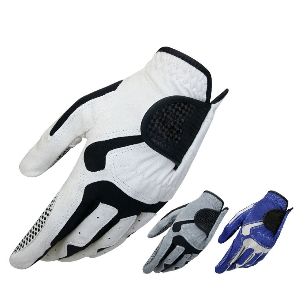 Breathable Sheepskin Golf Gloves With Adjustable Velcro Strap Ensuring Perfect Fit Comfort And Reliable Grip On Course