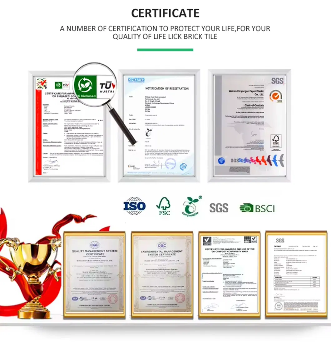 Certificados de Qualidade e Conformidade do Produto