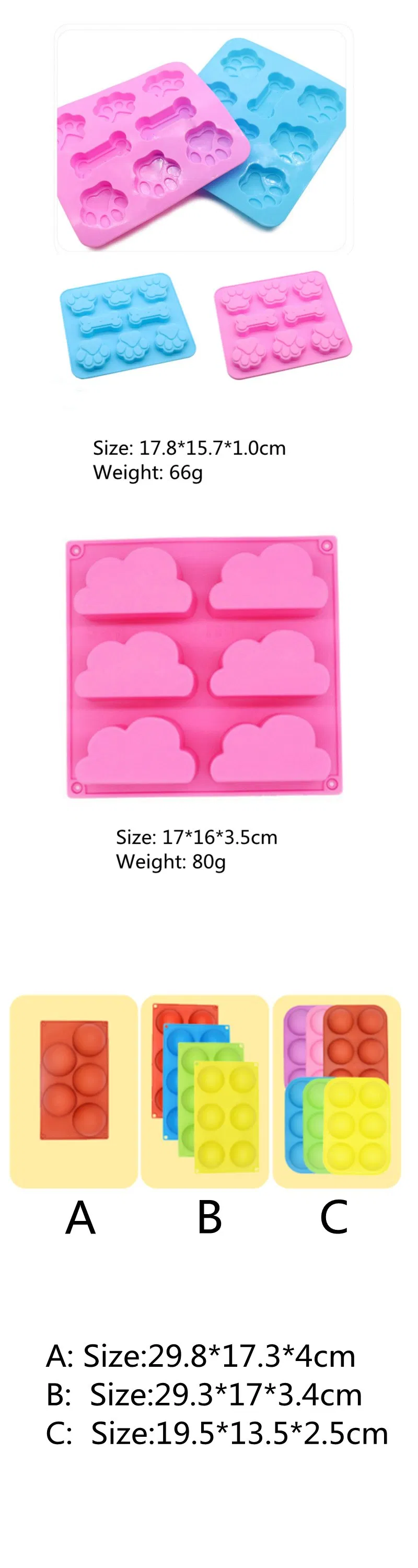 Copos de Assar Moldes de Silicone